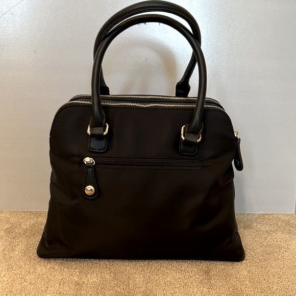 Marc New York (Andrew Marc) Black/Gold-Tone Satchel - Picture 4 of 9